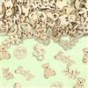 REEKNOKOL 100 Pz Confetti Baby Shower, Decorazioni in Legno per Feste Unisex, Confetti da Tavolo per Anniversario e Gender Reveal (Stile 2)
