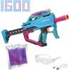 Nerf Pro Gelfire X MrBeast Blaster, 1600 Gelfire Rounds, 300 Round Hopper, Batteria Ricaricabile, Occhiali