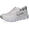 CAPRICE Sneaker da Donna in Pelle, Metallico (Platin.Met.CO), 39 EU