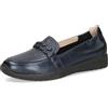 CAPRICE slip-on da donna in pelle, Blu (OCEAN PER.DEER), 42 EU
