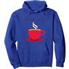 Gilmore Girls Mug Felpa con Cappuccio, Unisex per Adulti, Grigio Melange, L