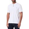 Replay Polo da Uomo a Maniche Corte con Bottoni, Bianco 001 (Bianco), XXL