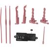 Jiawu Adattatore per Macchina per Maglieria, Accessori per Macchina per Maglieria 9 Pezzi, Attacco per Contropunta Digitale e Kit Gancio per Maglia, Ricambio per Sentro (Set 9c)