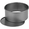 MGE World MGE - Stampo per Panettone Removibile - Stampo Tortiera Panettone - Acciaio al Carbonio con Rivestimento Antiaderente - 22 x 10 cm - Stampo Alto per Panettone e Dolci