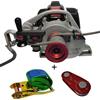 Docma VF105 RED IRON - Verricello a Scoppio Professionale - 2100 kg Con Fune - Kit completo