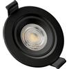 Portafaretto GU10 SLIM Bianco Foro Ø75MM Orientabile