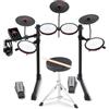 Alesis Turbo Max - Batteria Elettronica Pieghevole con Pad Mesh Silenziosi da 8 Pollici, Lezioni, Compatibilità Bluetooth e Accessori