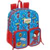 safta SPIDEY - Zaino per asilo, adattabile al carrello, facile da pulire, ideale per bambini di diverse età, comodo e versatile, qualità e resistenza, 22 x 10 x 27 cm