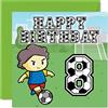 Stuff4 Biglietto di auguri 8° compleanno ragazzo, tifoso di calcio