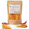 CAVUMI Soft Mango con sale di peperoncino - fette di mango morbide e fruttate con nitidezza fine, spuntino esotico intenso in sacchetto da 100 g