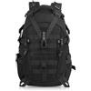 aiGear 25L Zaino Tattico Militare Grande Capacità Impermeabile Nero | Zaino Trekking, Borsone da Viaggio per Uomo/Donna, per Sport all'aperto Trekking Escursioni Pesca Palestra Camping
