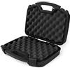 GUGULUZA Valigetta per pistole con inserto in gommapiuma, chiudibile, impermeabile, 33,5 × 27 × 8,7 cm, colore nero
