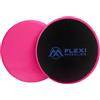 Flexi Muscles Core Sliders - Sliders per allenamento su pavimenti in moquette o legno duro, attrezzatura fitness ideale per allenamento addominale (addominale) e gambe., Mocassini eleganti da donna