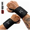 Bullstep® - Polsiere Palestra Uomo Donna | Polsiere Crossfit Wristband | Fascie Polso Polsini Palestra | Fasce Polsi Sollevamento Pesi, Bodybuilding, Calisthenics, Fitness
