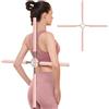 Kayuneed Bastone per yoga, correzione posturale, bastone da yoga, asta da ginnastica con nucleo in acciaio inox e schiuma, barra di correzione per yoga, per allenamento completo a casa, stretch, Sculpt