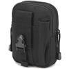 SZETOSY Tac Pouch EDC - Borsa aggiuntiva per zaino con sistema Molle e pulsante Snap, 16 x 12 x 5 cm, cachi, Tasca aggiuntiva