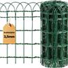 AMAGABELI GARDEN & HOME Amagabeli 0,4 m x 25 m recinzione per bordi da giardino, 2,95 mm RAL6005, filo metallico rivestito in PVC recinzione, rete antiruggine per recinzioni esterne per animali da fiori DA140