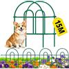 AMAGABELI GARDEN & HOME Amagabeli 46 x 43 cm x 35 pezzi recinzione decorativa in metallo per giardino, motivo paesaggio e recinzione, barriera da giardino, verde, pannelli esterni FC01 DA1492