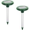 VOSS.sonic 2 pz. Repellente ad ultrasuoni MoleEx 1000 per Talpe, scaccia Talpe, con Tono e Vibrazione