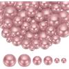 PATIKIL 150 PCS Perle Finte Senza Foro 8/14/20 mm per Vasi Rosso caffè | Per Matrimoni Feste Decorazioni Tavolo Casa Candele Galleggianti, Decorazioni Centrotavola, Perle Galleggianti