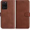 DENDICO Cover per Galaxy S20 Ultra, Premium Portafoglio PU Custodia in PU Pelle, Flip Libro TPU Bumper Caso per Samsung Galaxy S20 Ultra, Marrone