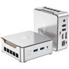 NiPoGi E2 Mini PC W-11 Pro,Ιntel Alder Lake-N97 (fino a 3,6 GHz), 16GB DDR4 512GB M.2 SSD Mini Desktop Computer 4K@60Hz Dual Display, HDMI 2.0, DP, Dual WiFi, Supporto VESA per scuola, ufficio