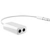 N NEWTOP Cavo Adattatore AD10 Sdoppiatore Jack 3.5mm Porta Dual Splitter Doppio Spinotto Ascolto Musica Audio OUT Cuffie Audio Universale Compatibile per Cellulari Smartphone Tablet Lettori MP3