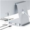 GKEAPZA Hub USB C per iMac 24 2021/2023/2024, hub USB 8 in 1 iMac con espansione SSD M.2 (SSD non inclusa), USB A/C 3.2 10 Gbps, SD/TF, HDMI iMacM1 M3 M4 Accessori Dock