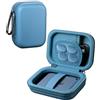 ProCase Custodia Rigida per SSD Esterno Crucial X10/X9/X10 Pro/X9 Pro - Borsa Portatile per Unità Stato Solido 1TB-8TB, Shockproof, Organizer per Cavi e Accessori, Blu
