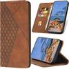 SRISHP Cover per iPhone SE 2020 / iPhone SE 3, Flip Custodia Portafoglio Caso Libro Pelle PU e TPU Silicone Antiurto Cover per iPhone 7 / iPhone 8 / iPhone 6, Marrone