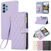 Vaitasy Custodia per Samsung Galaxy A32 4G Pelle PU Cerniera Custodia a Portafoglio per Galaxy A32 4G Custodia con Magnetica Flip Stand Case Cover Viola
