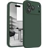 FireNova Magnetic for iPhone 17 Pro Max Case, Compatible with MagSafe, [Integrated Silicone Camera Control Button] [Camera Protection] Anti-Scratch Microfiber Lining Phone Case, 6.9, Alpine Green