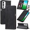 Jasonyu Cover per Oppo A5 5G/4G, Portafoglio PU Pelle Custodia, Nero | Flip Libro, Slot Porta Carte, Magnetica, Funzione Supporto, TPU Antiurto