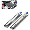 NEWFUN Guide per Cassetti Estrazione Totale, Guide per Cassetti per Impieghi Gravosi con Blocco, Portata 120 KG, 1 Coppia (2 Pezzi) (550mm)