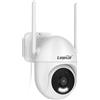 Logisaf 5MP Telecamera WiFi Esterno, Telecamera Aggiuntiva, Registrazione 24/7, Rilevamento Movimento, Tracciamento Automatico, Visione Notturna a Colori, Solo WiFi NVR, Eseecloud APP