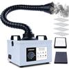 KNOKOO Estrattore fumi per saldatura 100W FES150S Assorbitore di fumo a saldare portatile(EU-PLUG 220V)