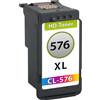 TonerPartner Compatibile con Canon 5441C001 / CL576XL Cartuccia testina di stampa a colori