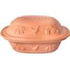 Römertopf Tegame in Terracotta Naturale 3 Litri con Coperchio - Pentola da Forno per Arrosti e Stufati, Cottura Sana senza Grassi, Terracotta, dal 1967