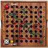 Engelhart - 350280 - Gioco del Serpente e della Scala in Scatola di Legno - Gioco da Viaggio - Dai 4 Anni in Su - 2-4 Giocatori - Dimensioni: 13,5 x 13,5 x 3,5 cm
