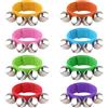 PLULON 8 pezzi di braccialetti con campanelli da polso PLULON, strumenti a percussione, fasce natalizie, campanellini da caviglia, giocattoli musicali ritmici, decorazioni per feste di Natale, bomboniere