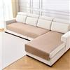 Luxvara Copridivano Impermeabile Copri Divano Antigraffio Gatto Cani, Coperta Universale con Supporto antiscivolo, a Forma di L, per Soggiorno, Disponibile in Diverse Dimensioni (Cachi, 90x160cm)