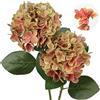 Oairse 2PCS ortensia fiori artificiali decorativi finti fiori in seta reale ortensia 63cm stelo lungo per casa, hotel, ufficio, decorazioni di nozze