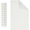 DECOR HUB Tappetino Doccia Antiscivolo Silicone 40x70 cm, Tappeto Vasca Bagno con Ventose Alta Tenuta, Drenante, Lavabile, Morbido, Sicurezza Doccia e Vasca, Griglia Antiscivolo - Bianco