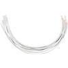 sourcing map 5 paia di ferretti in acciaio inox per reggiseni, 25,9 cm, ferretti di ricambio per reggiseni, parti di riparazione e cucito, dimensioni regolari per supporto coppa D, argento
