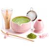BLOOMORA Matcha Making 7pc Set Mottled Kit, Ciotola in Ceramica, Frusta Bambù | Autenticità e Bellezza, Tradizionale per Cerimonia del Tè Giapponese, Pronto da Regalare, Setaccio, Panno e Manuale