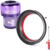 WYWY.Wide Anello di tenuta superiore e filtro HAPA per aspirapolvere Dyson v11 Outsize, per Outsize V11/Gen 5/Plus/Assolute, anello di tenuta per aspirapolvere