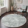 BEIMO Tappeto Salotto R135cm, Moderno Pelo Corto Antiscivolo, Lavabile in Lavatrice con Fondo in Tessuto Non Tessuto, Tappeto Astratto per Camera, Soggiorno, Scendiletto, Grigio Chiazzato