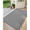 COLOR&GEOMETRY Zerbino Ingresso Interno Antiscivolo 90x140cm, Grigio Chiaro