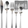 Cassary Set posate 6 persone (30 pezzi) con portaposate da cassetto espandibile. Set posate acciaio inox con porta posate cucina cassetto incluso. Set forchette cucchiai e coltelli (60 pezzi)