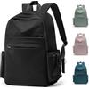WEPLAN Zaino Scuola Media Superiore Ragazza Ragazzo, Zaino Università Lavoro Donna Uomo, Zainetto Porta PC 14 Pollici Impermeabile, Zaini Scuola Casual Donna Backpack,G1-Nero